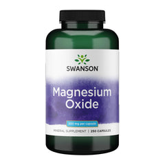 Swanson magnesium 200 mg bottle supports daily wellness