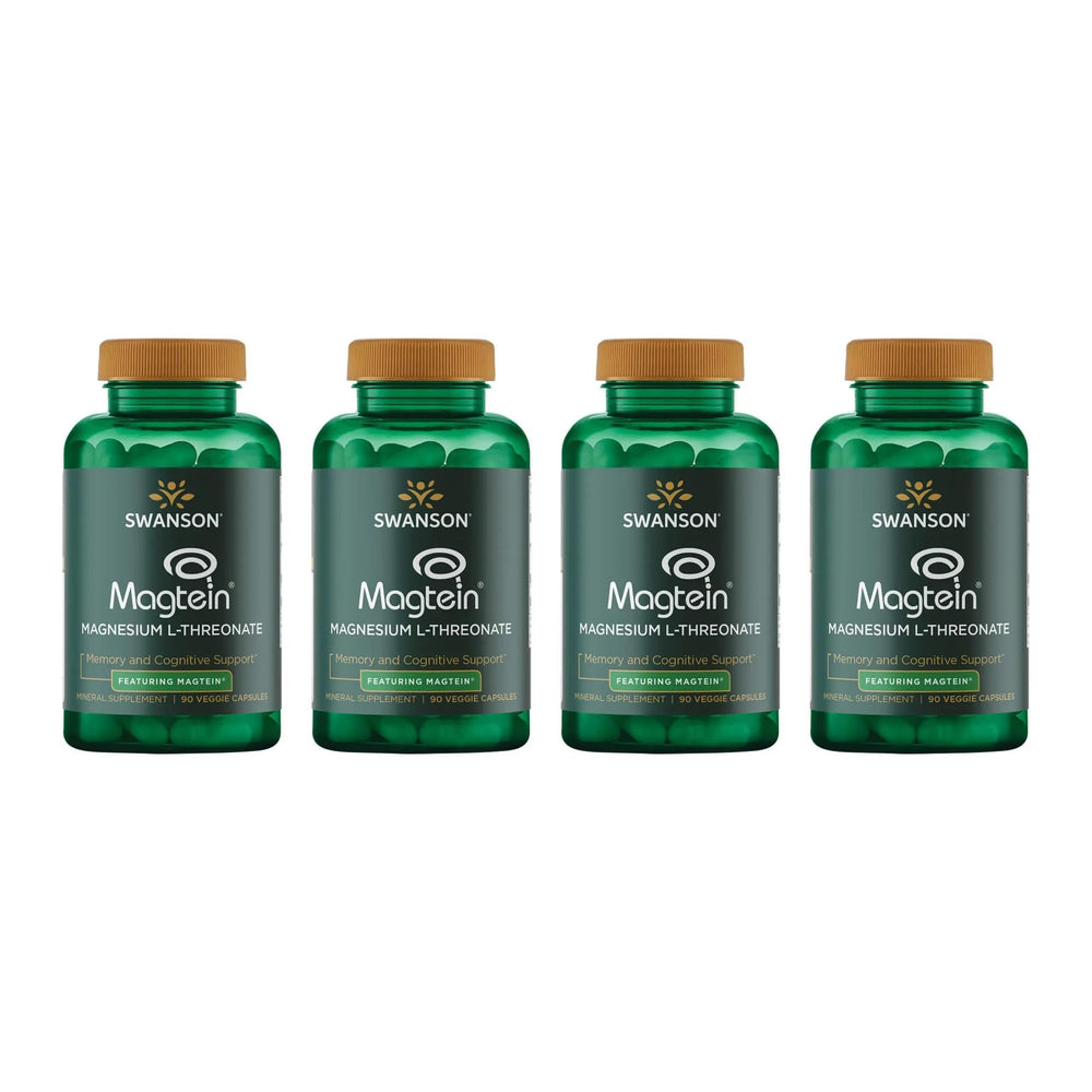 Swanson Magnesium L-Threonate bottle with 90 veggie capsules