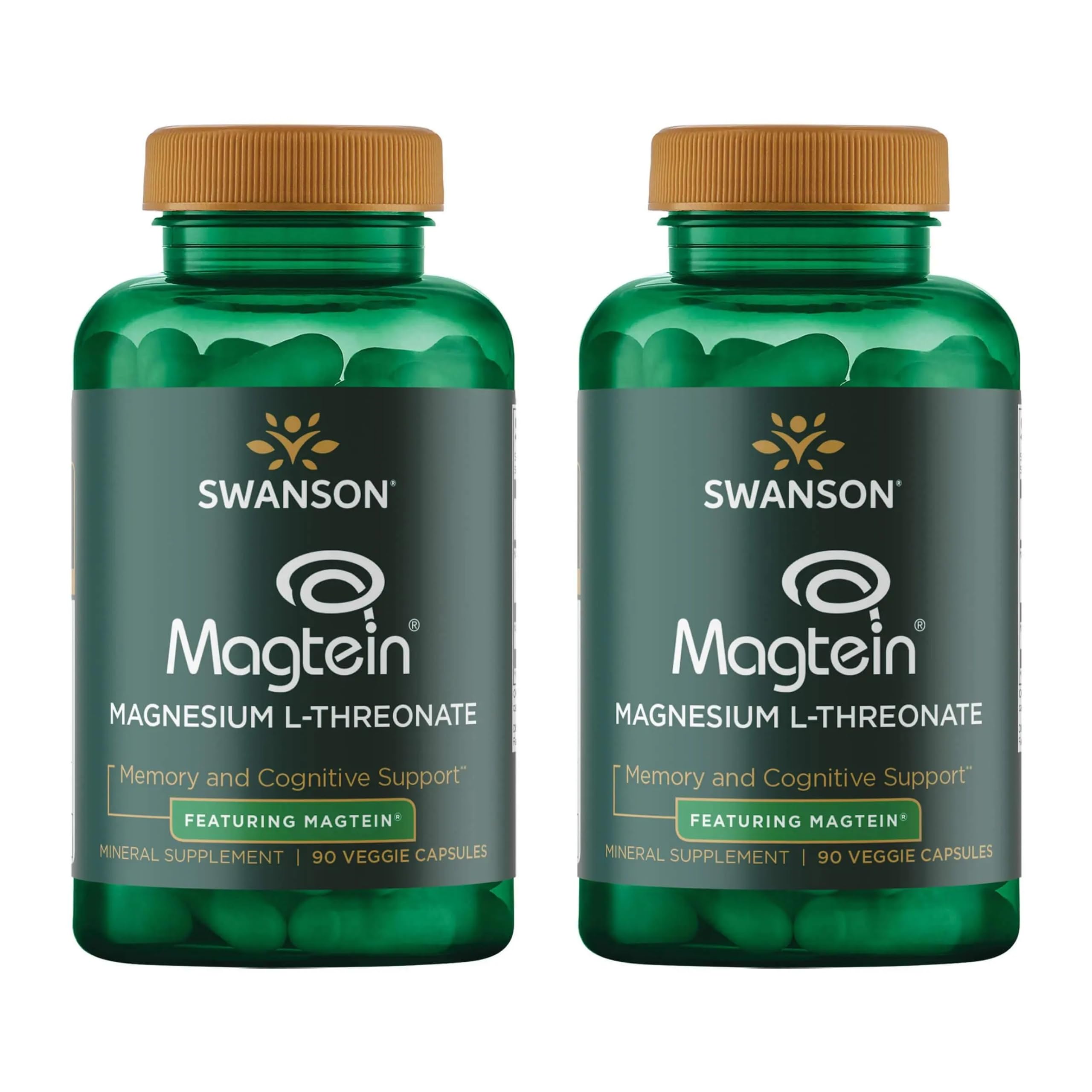 Swanson Magnesium L-Threonate bottle front view