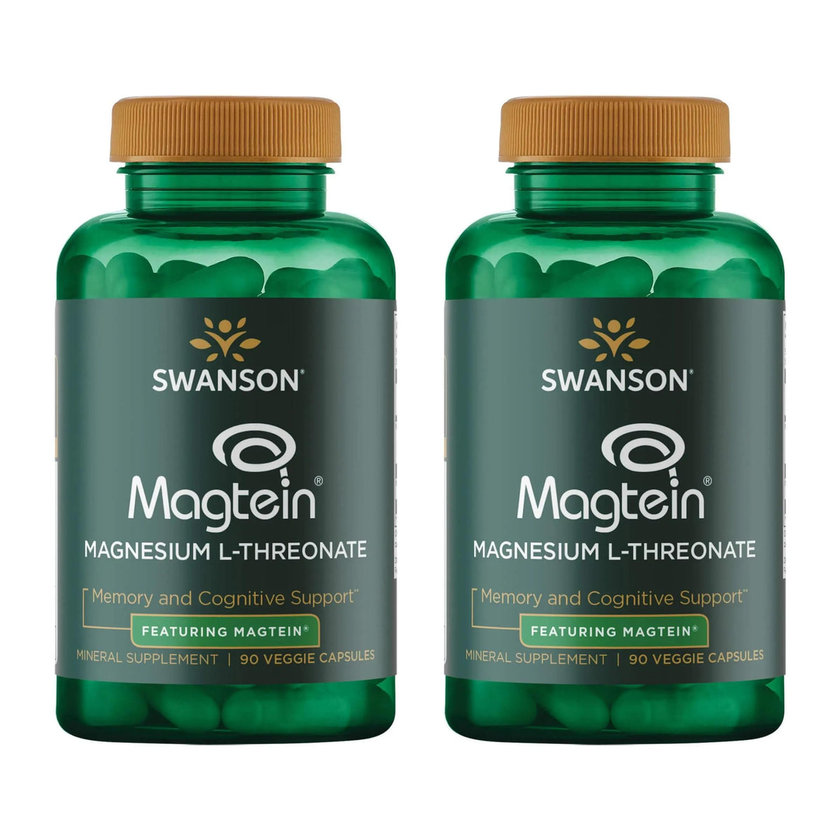 Swanson Magnesium L-Threonate bottle front view