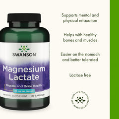 Non-GMO and gluten-free magnesium supplement packaging