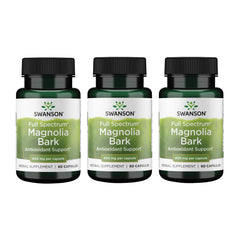 Swanson Magnolia Bark 3-pack packaging