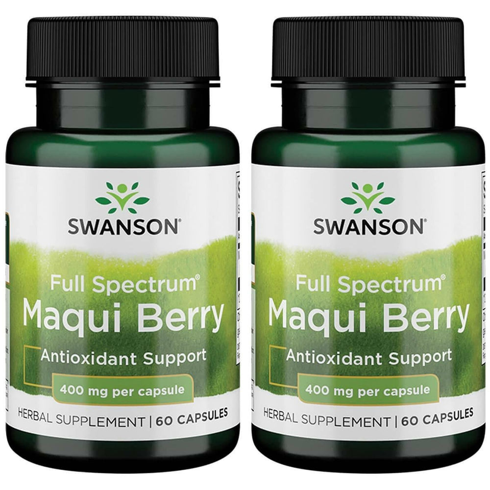 Swanson Full Spectrum Maqui Berry 400 mg 60 Caps bottle