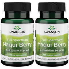 Swanson Full Spectrum Maqui Berry 400 mg 60 Caps bottle