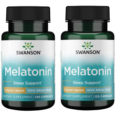 Swanson Melatonin 1 mg - 120 capsules - 2-pack