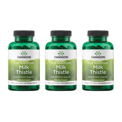 Swanson Milk Thistle bottle with 100 capsules, 500 mg each