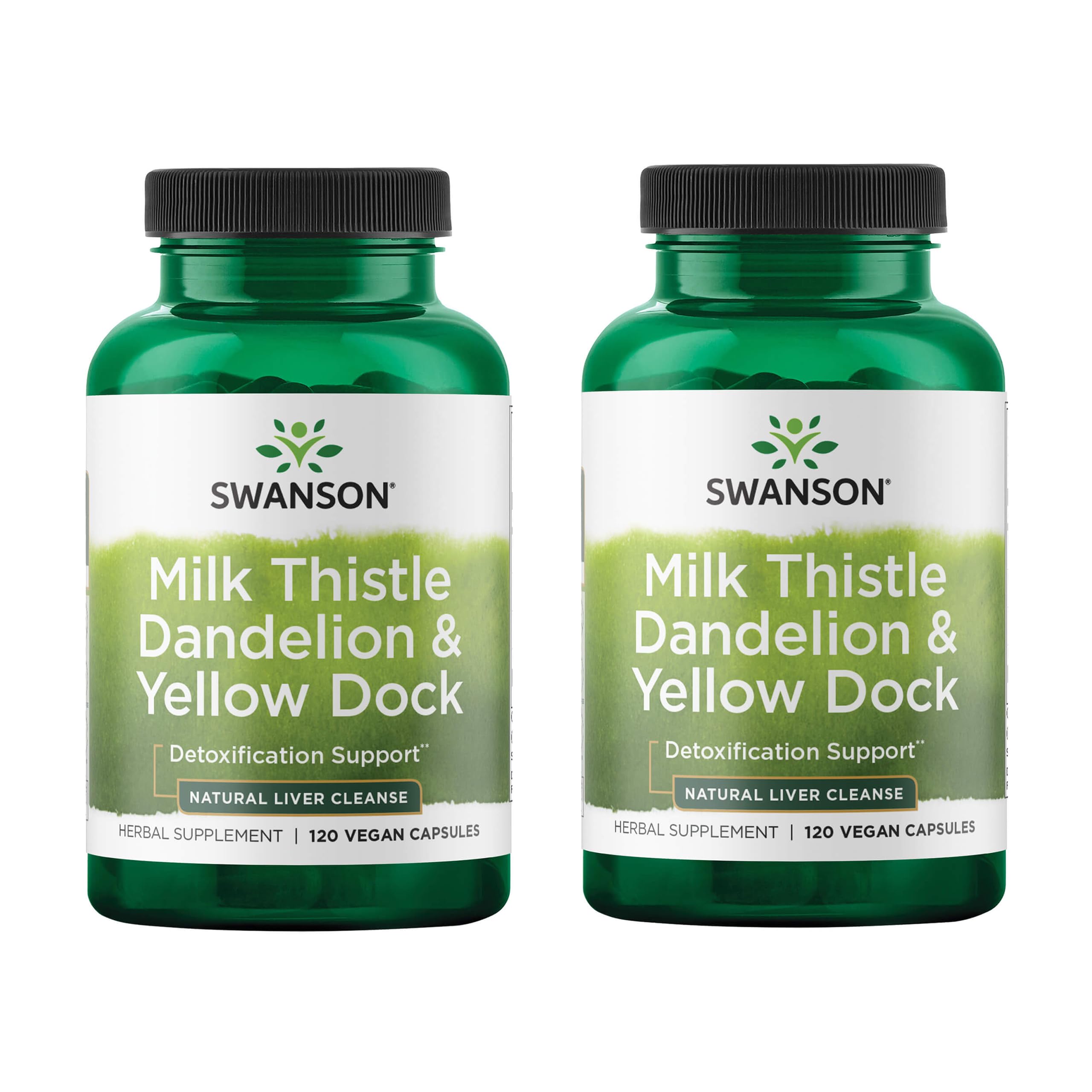 Swanson Liver Support Milk Thistle, Dandelion & Yellow Dock - 120 capsules hero image