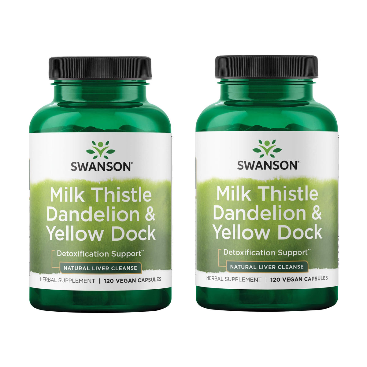 Swanson Liver Support Milk Thistle, Dandelion & Yellow Dock - 120 capsules hero image
