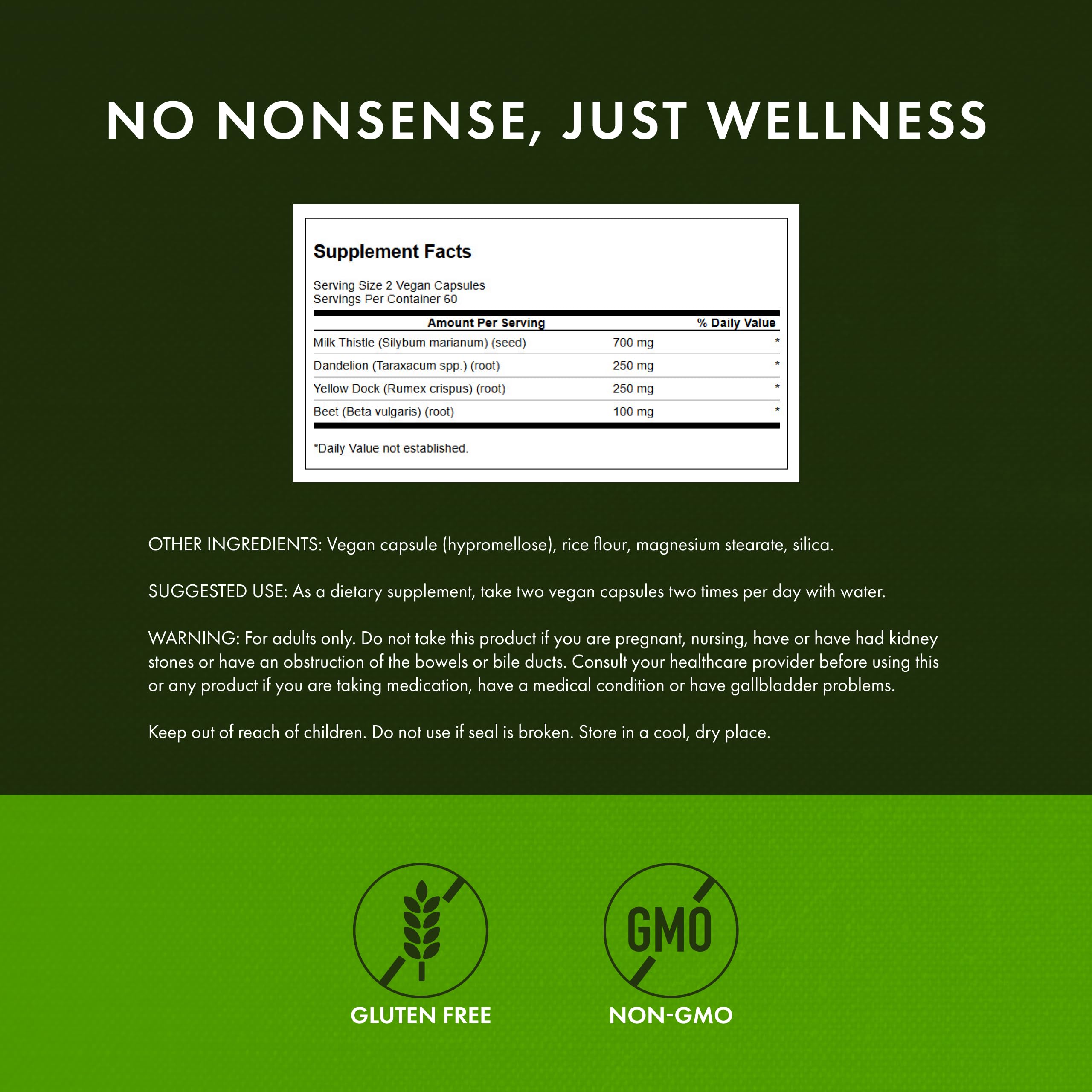 Dandelion root ingredient detail for Swanson Liver Support