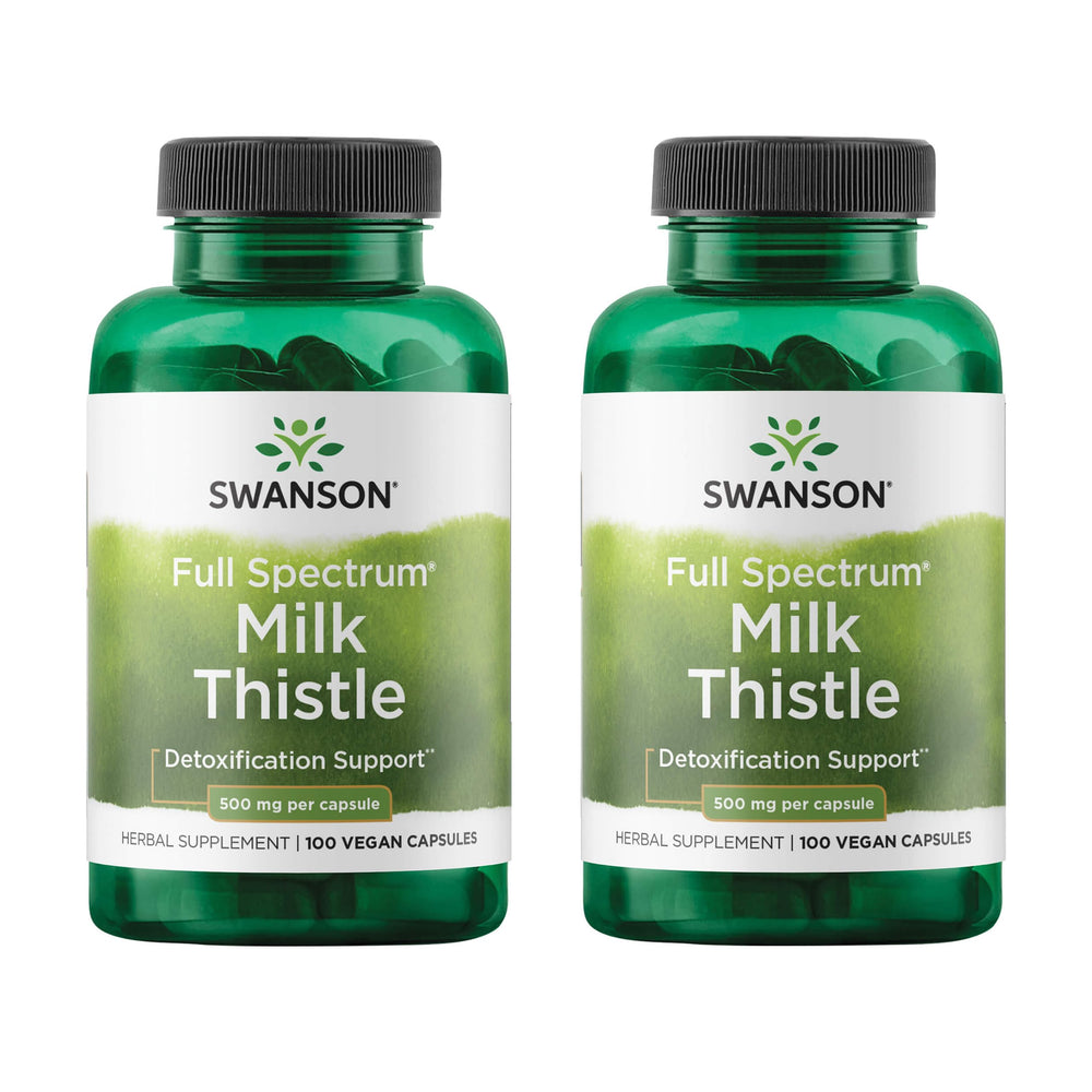 Swanson Milk Thistle bottle and box – 2 pack