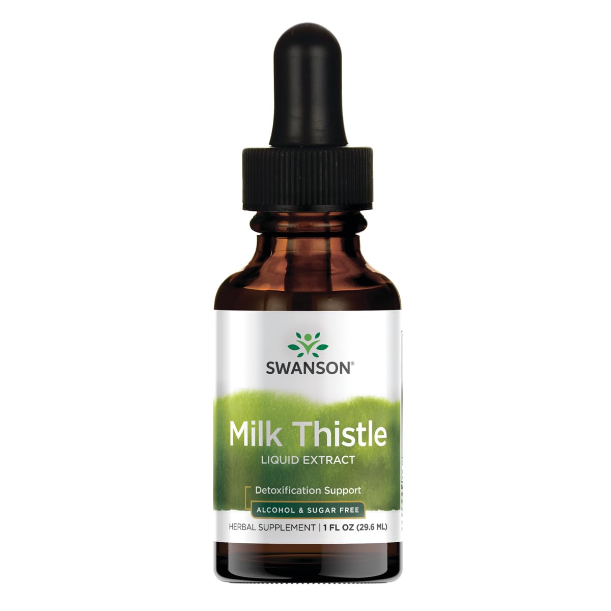 Swanson Milk Thistle Liquid Extract bottle (1 fl oz)