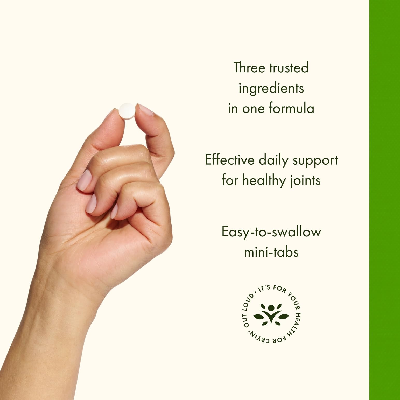 Gluten-free and non-GMO icons on Swanson Mini-Tabs packaging