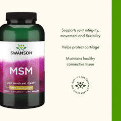 Swanson MSM 2-pack packaging front view