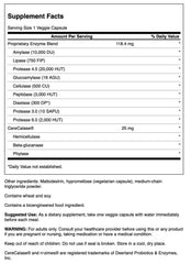 Front packaging and label of Swanson Full Spectrum N-Zymes 90 Veg Capsules