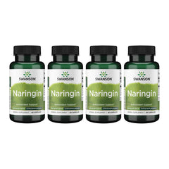 Swanson Naringin 500 mg bottle with 4-pack packaging