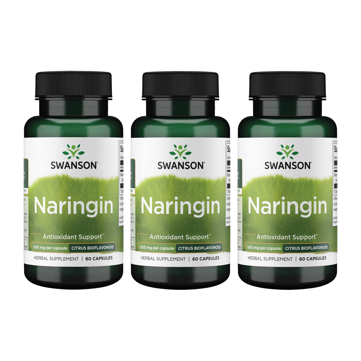Swanson Naringin 500 mg bottle - front view