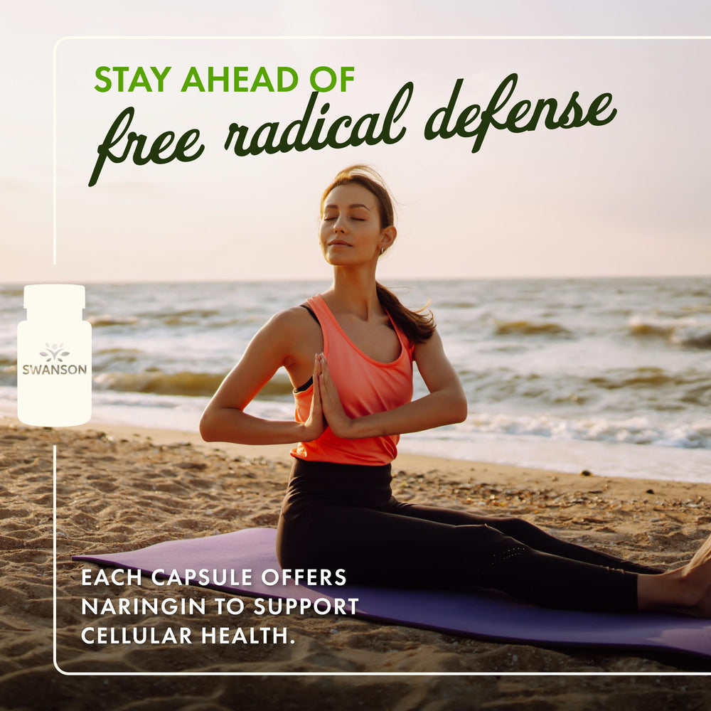 Swanson Naringin 500 mg bottle - side view