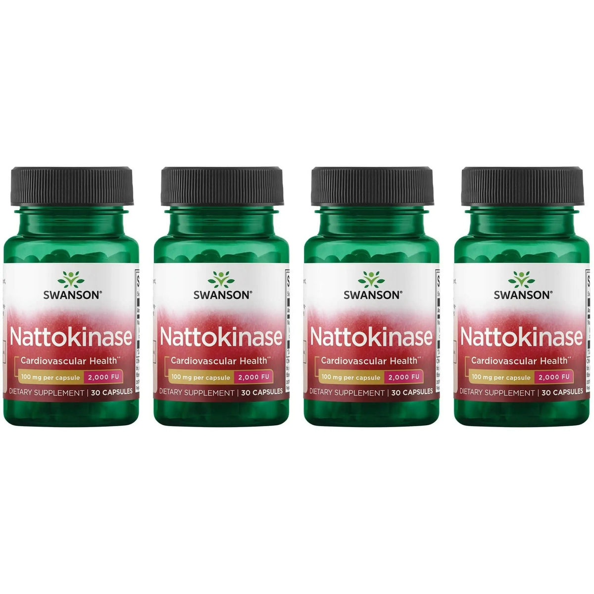 Swanson Nattokinase 4-pack front view