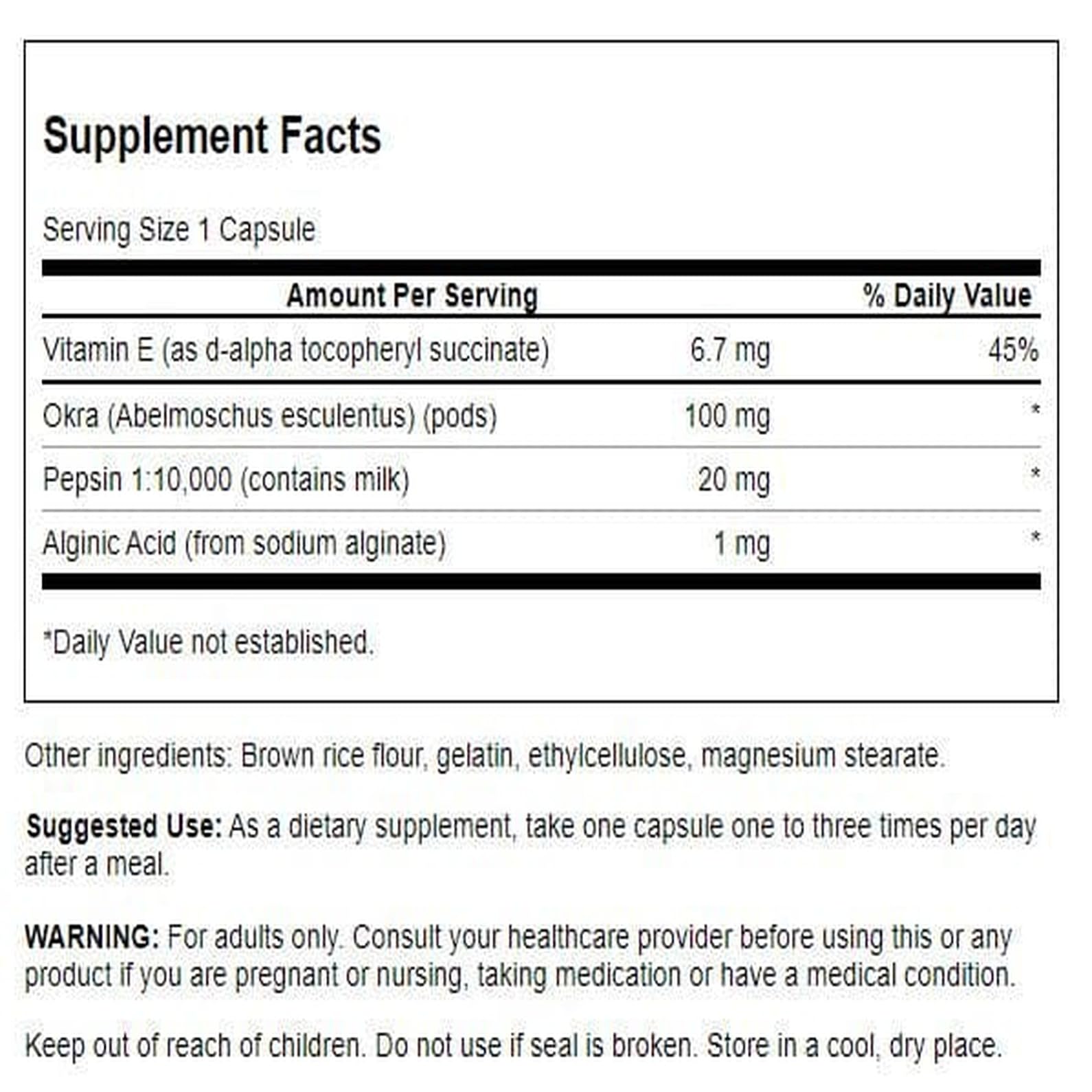 Close-up of easy-to-swallow capsules