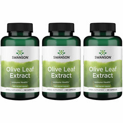 Swanson Olive Leaf Extract Capsule bottle label showing 20% oleuropein