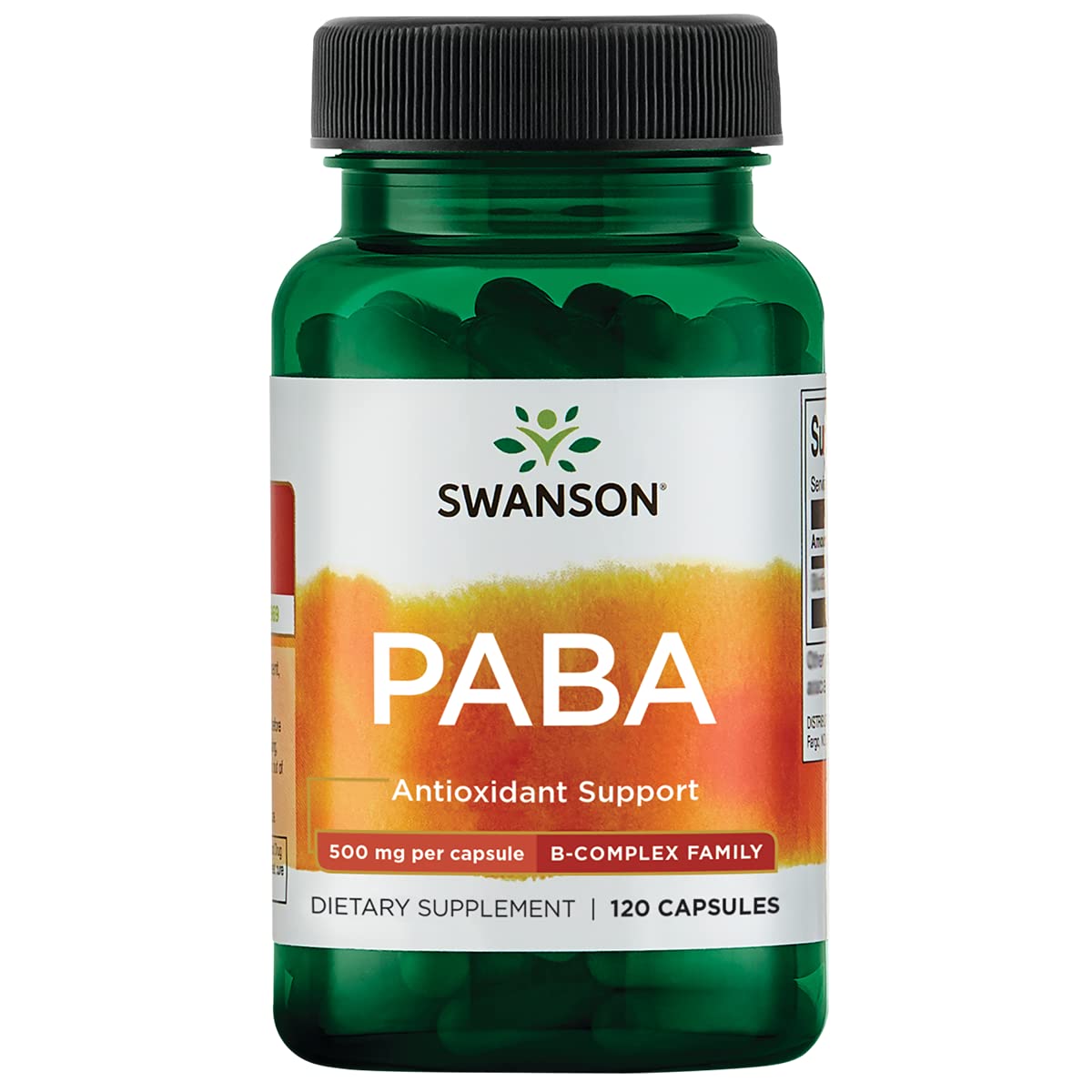 Swanson PABA B Complex bottle on white background