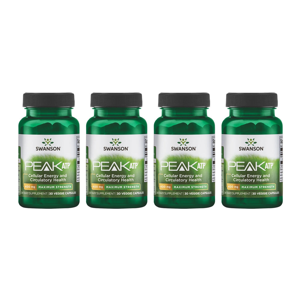 Swanson Peak ATP bottle label showing 400 mg per serving