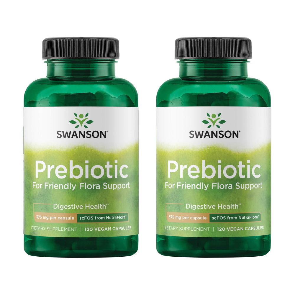 Swanson Prebiotic Capsules bottle with label