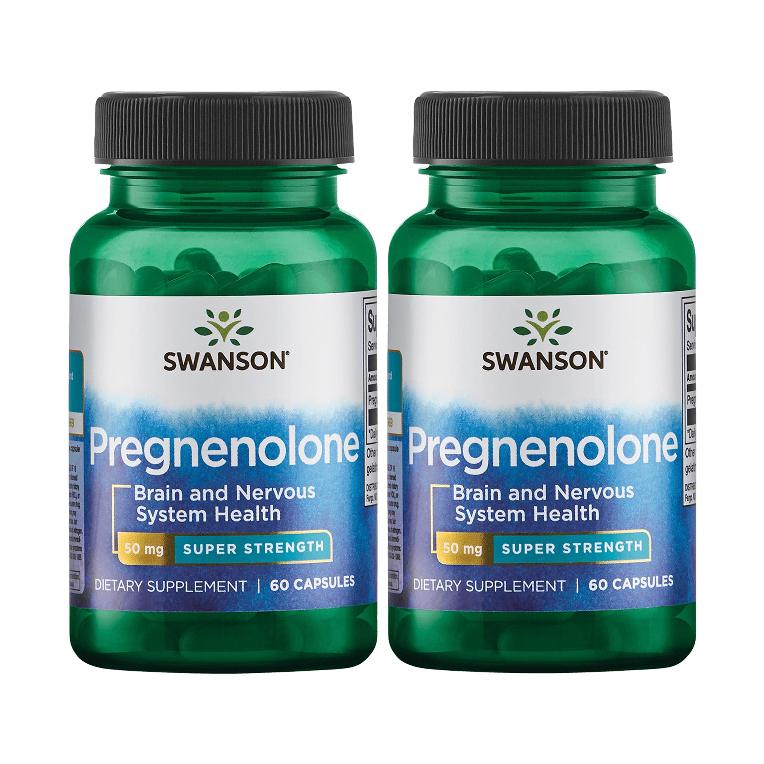 Swanson Pregnenolone 50 mg bottle front view