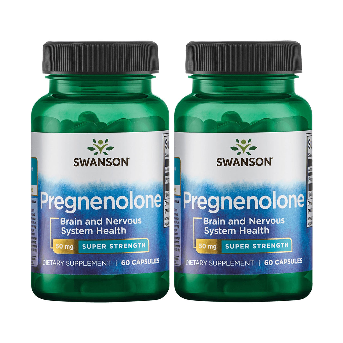 Swanson Pregnenolone 50 mg bottle front view
