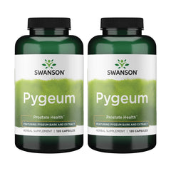 Swanson Pygeum two-pack bottle front view with label