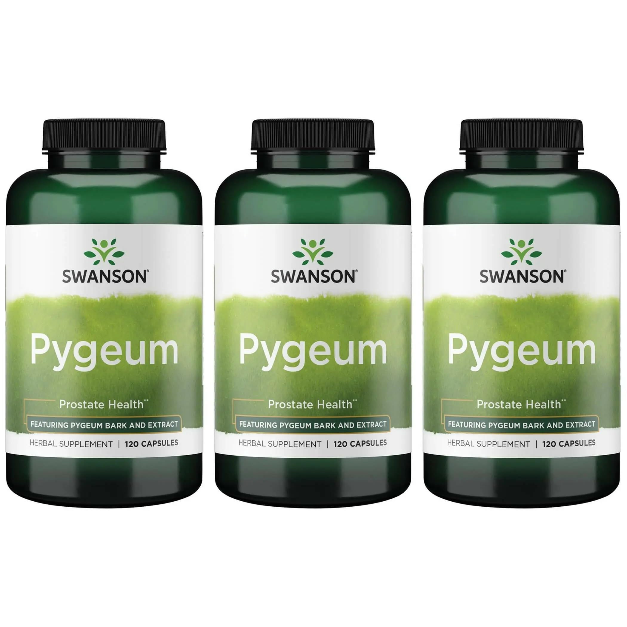Swanson Pygeum Herbal Supplement bottle and label
