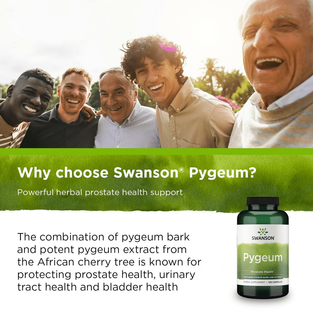Swanson Pygeum non-GMO herbal formula label