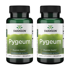 Swanson Pygeum Prostate Health bottle – 2 pack, 100 capsules