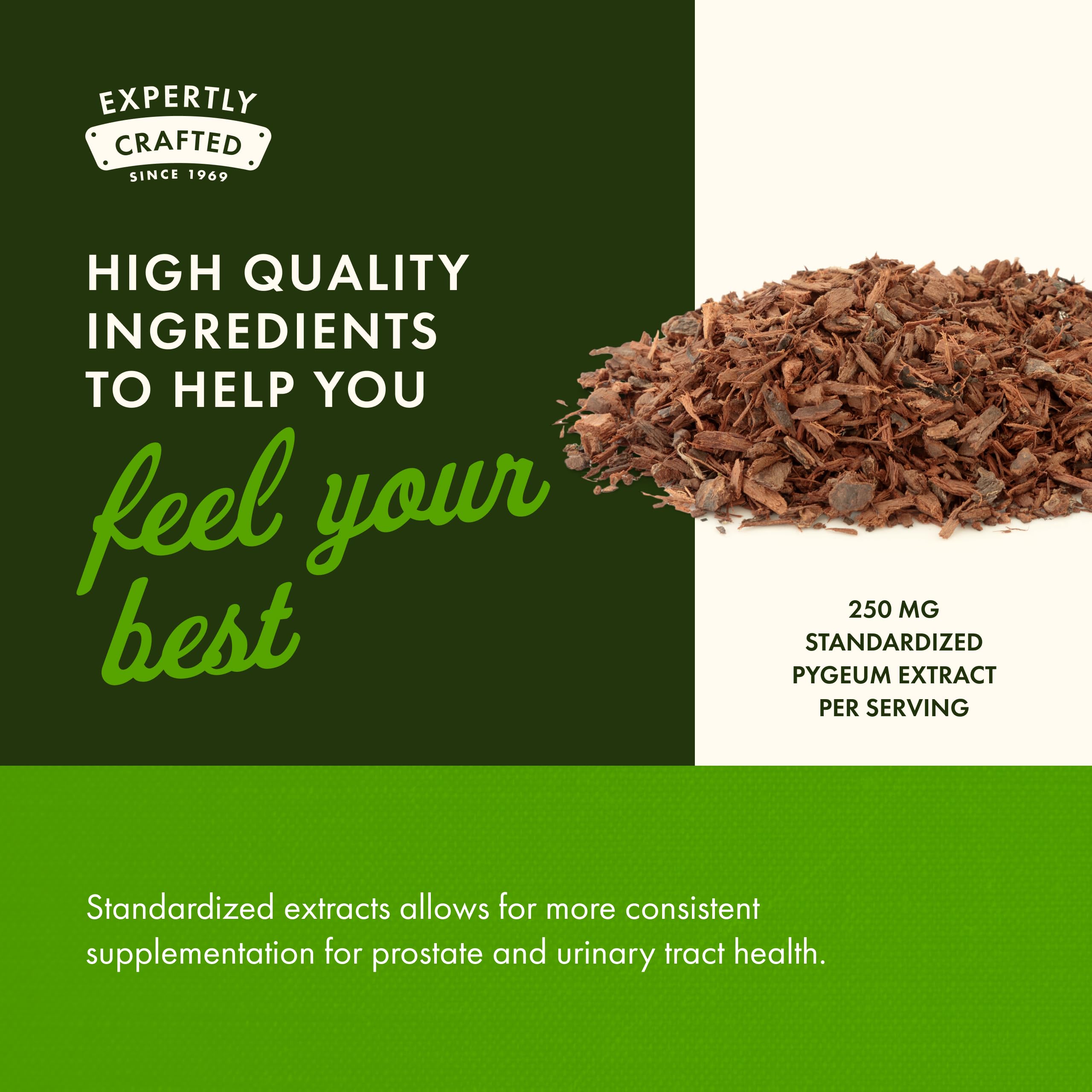 Purity and potency testing seal for Swanson Pygeum