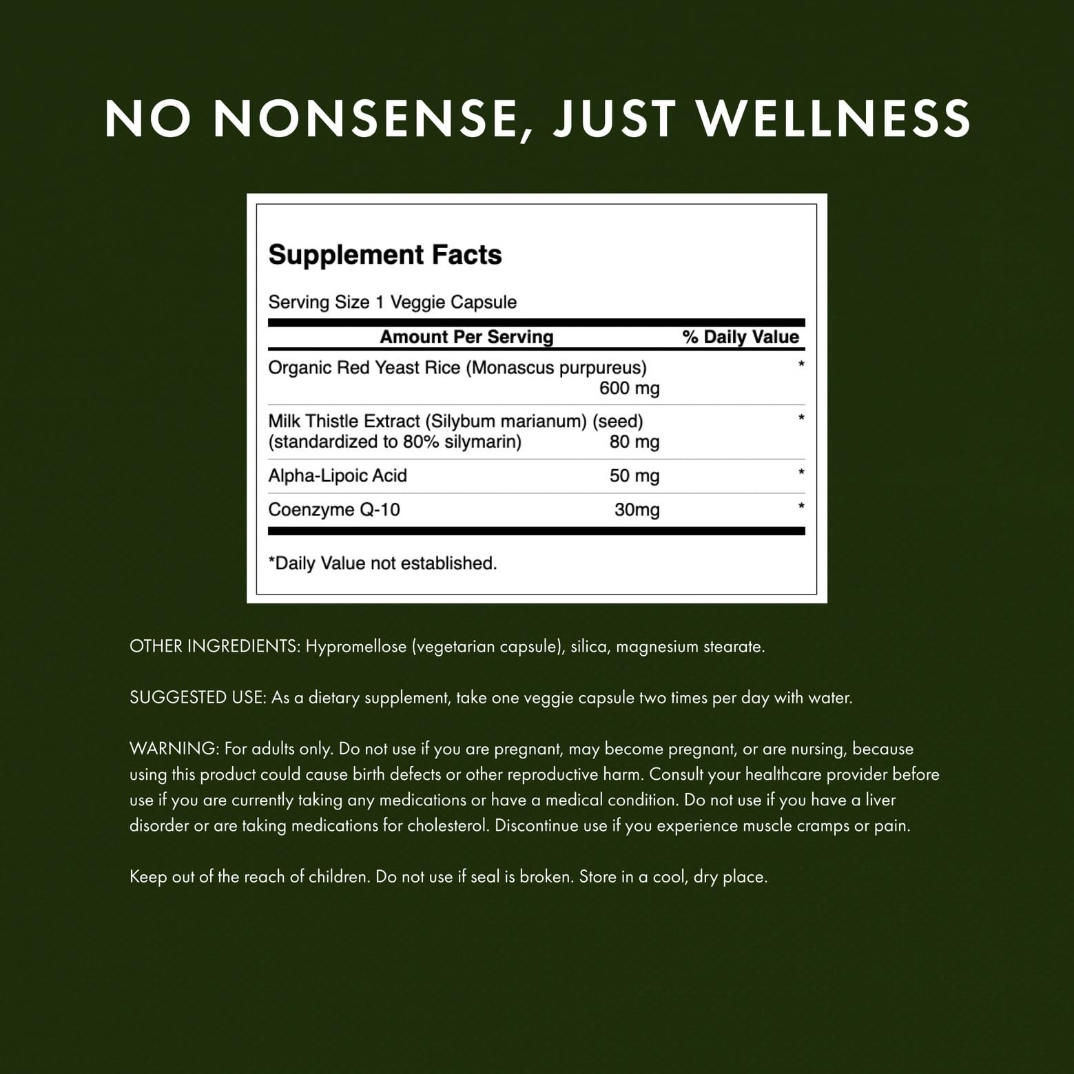 Two veggie capsules poured from Swanson bottle on white background