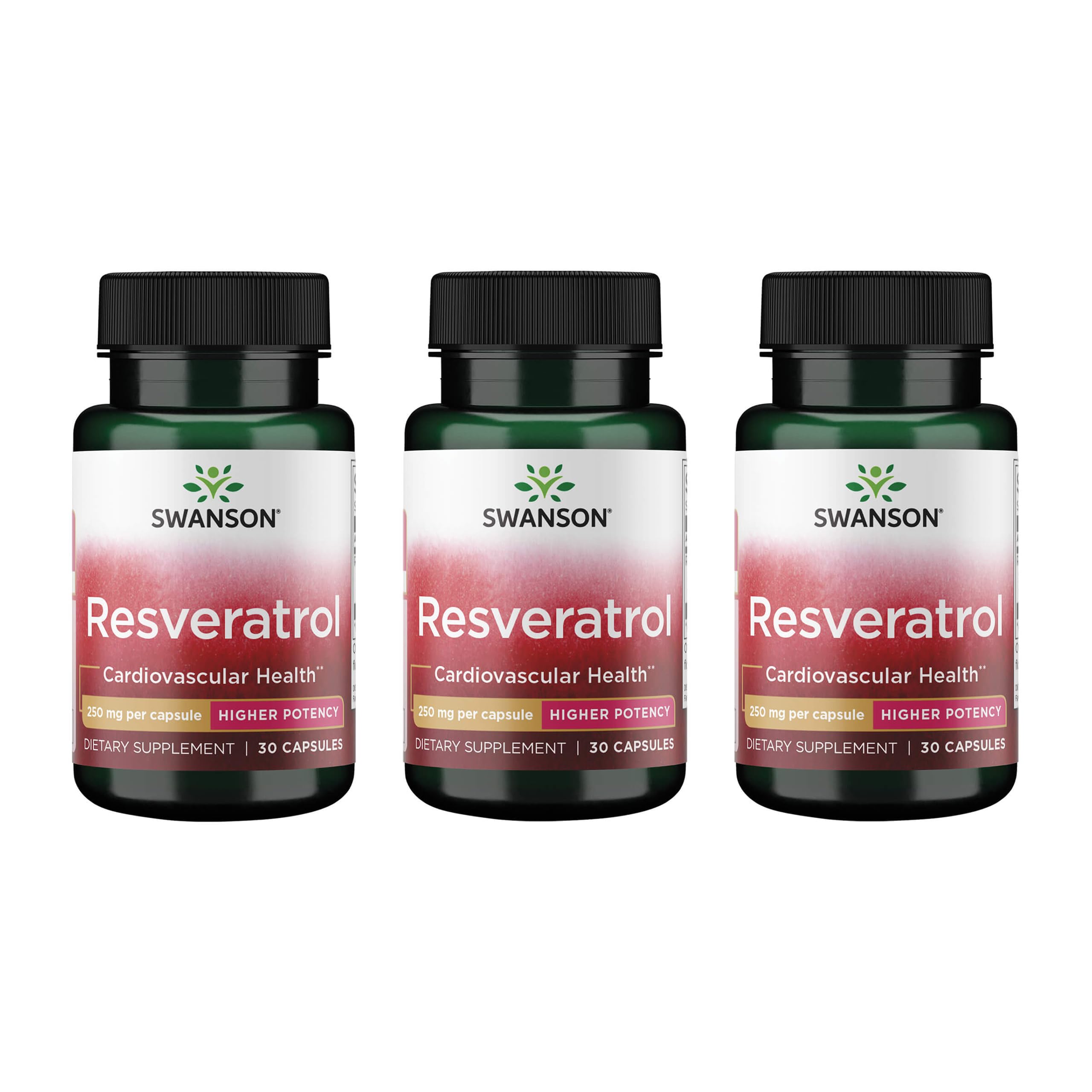 Swanson Resveratrol 250 mg bottle front view