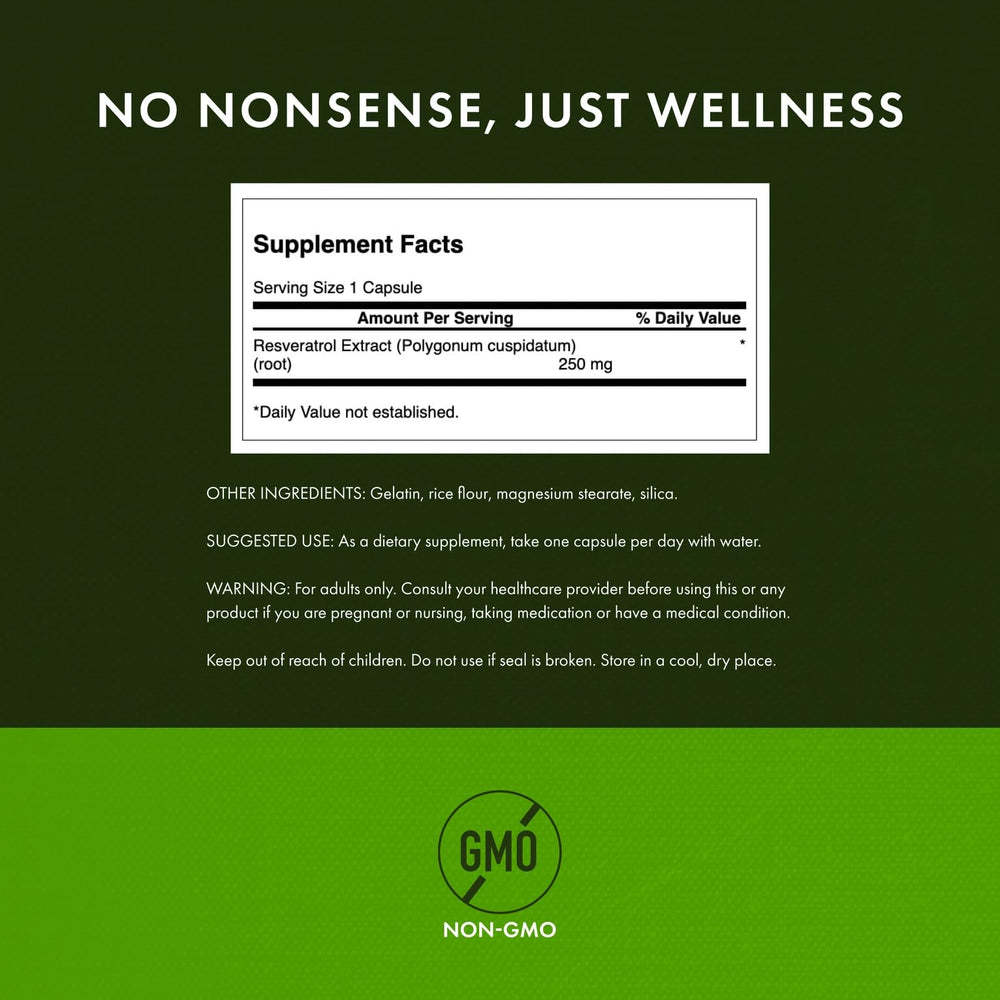 Three-pack Swanson Resveratrol bottles