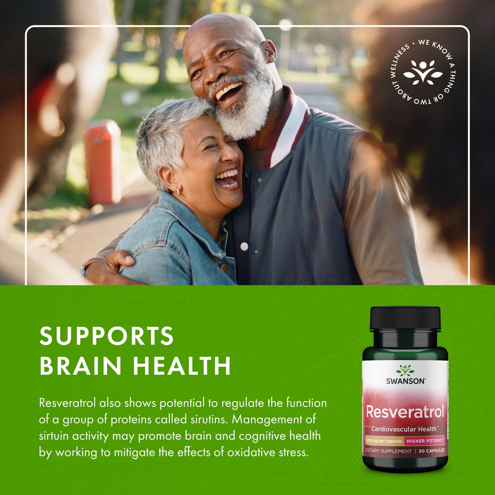 Swanson Resveratrol bottle showing non-GMO and GMP information on the label