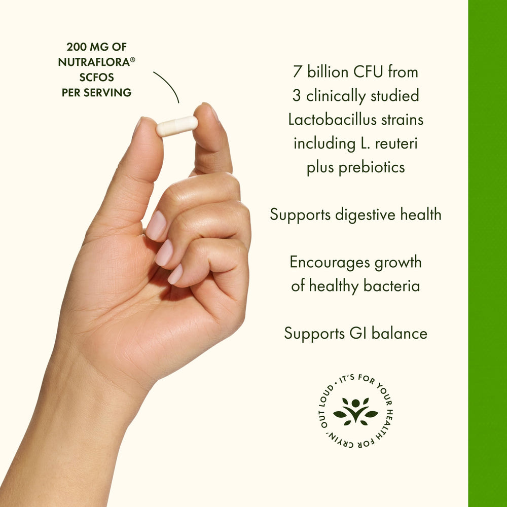 Daily dosage instruction for one veggie capsule