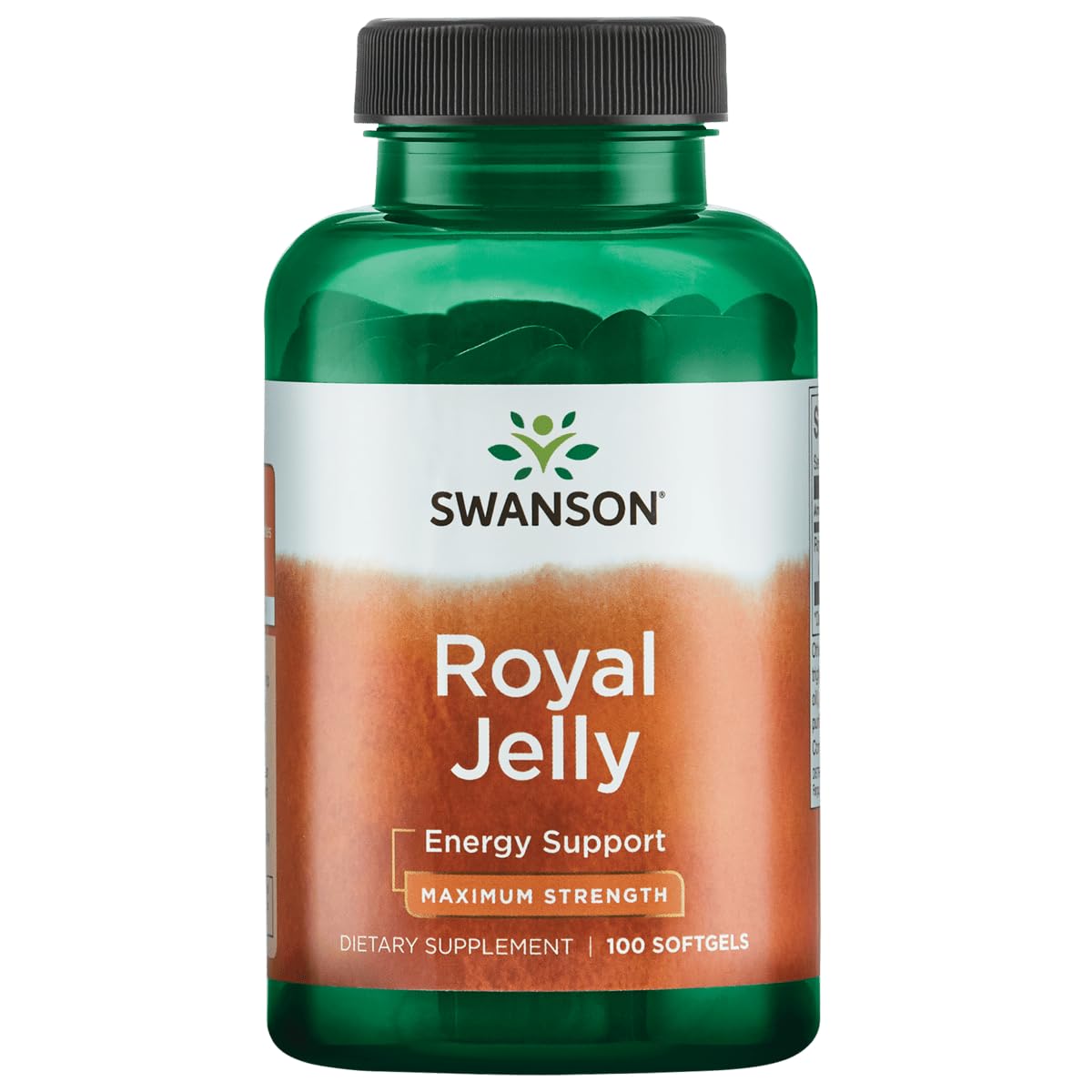 Front view of Swanson Royal Jelly 1000 mg 100 sgels bottle