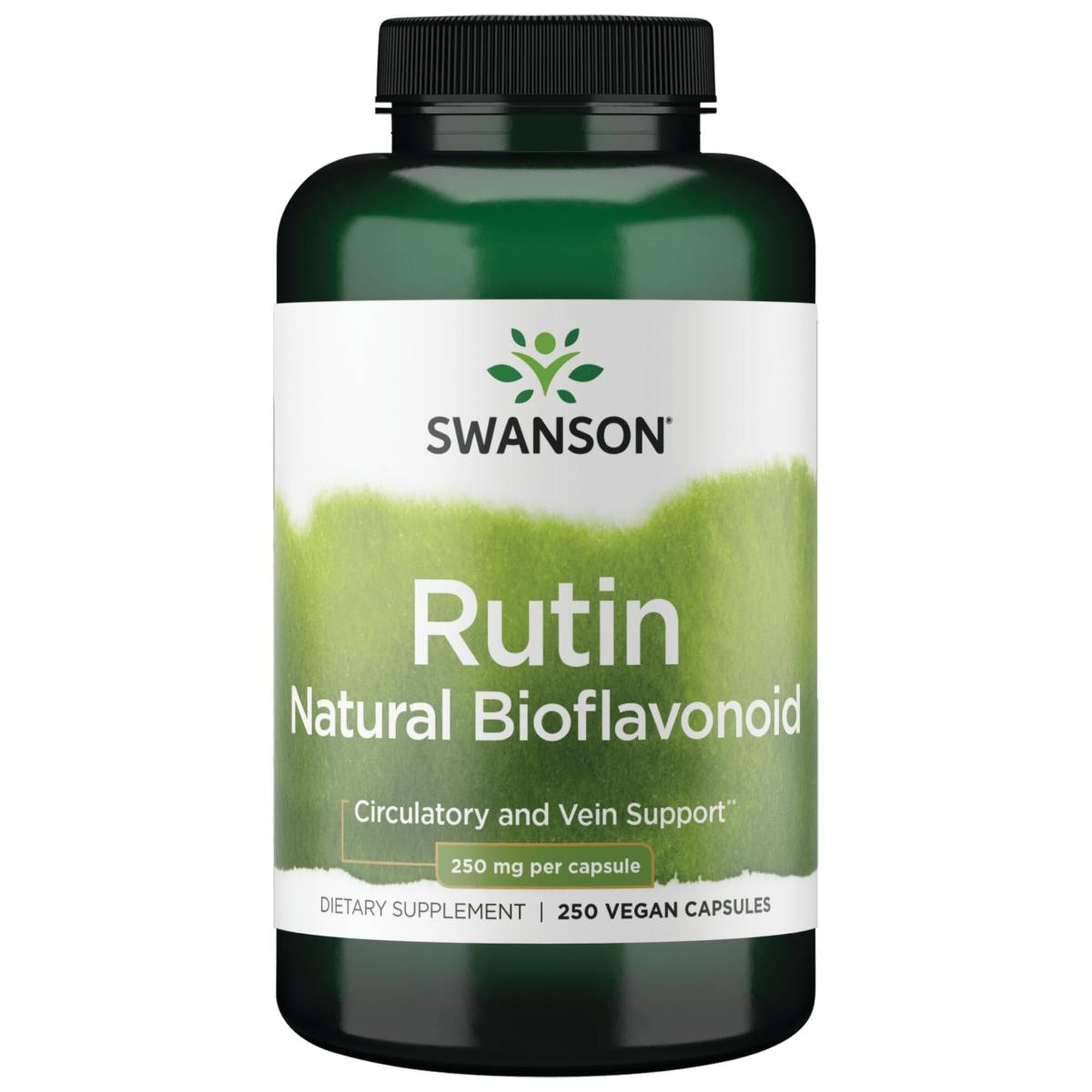 Swanson Rutin 250 mg bottle label