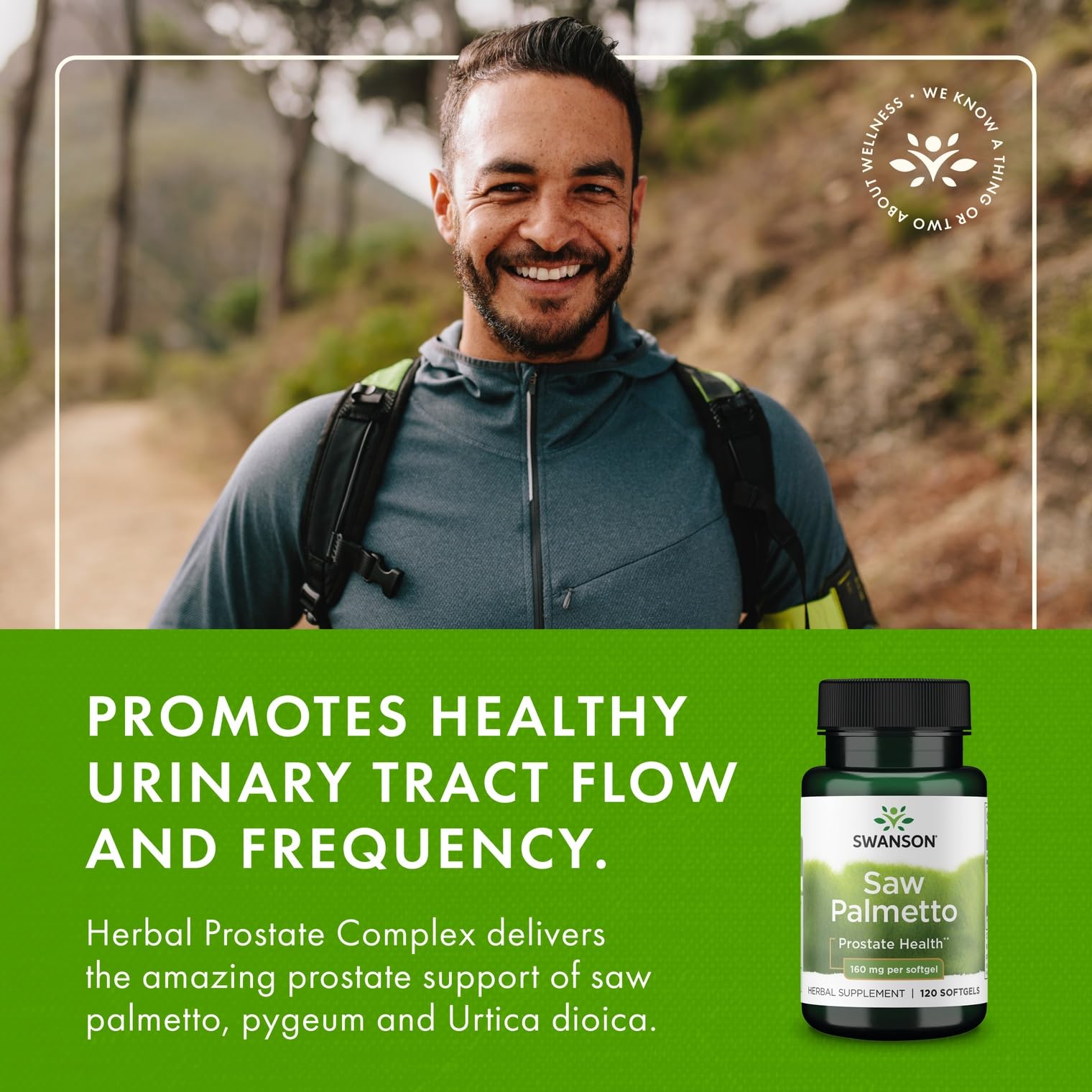 In-store display for Swanson Saw Palmetto 160 mg