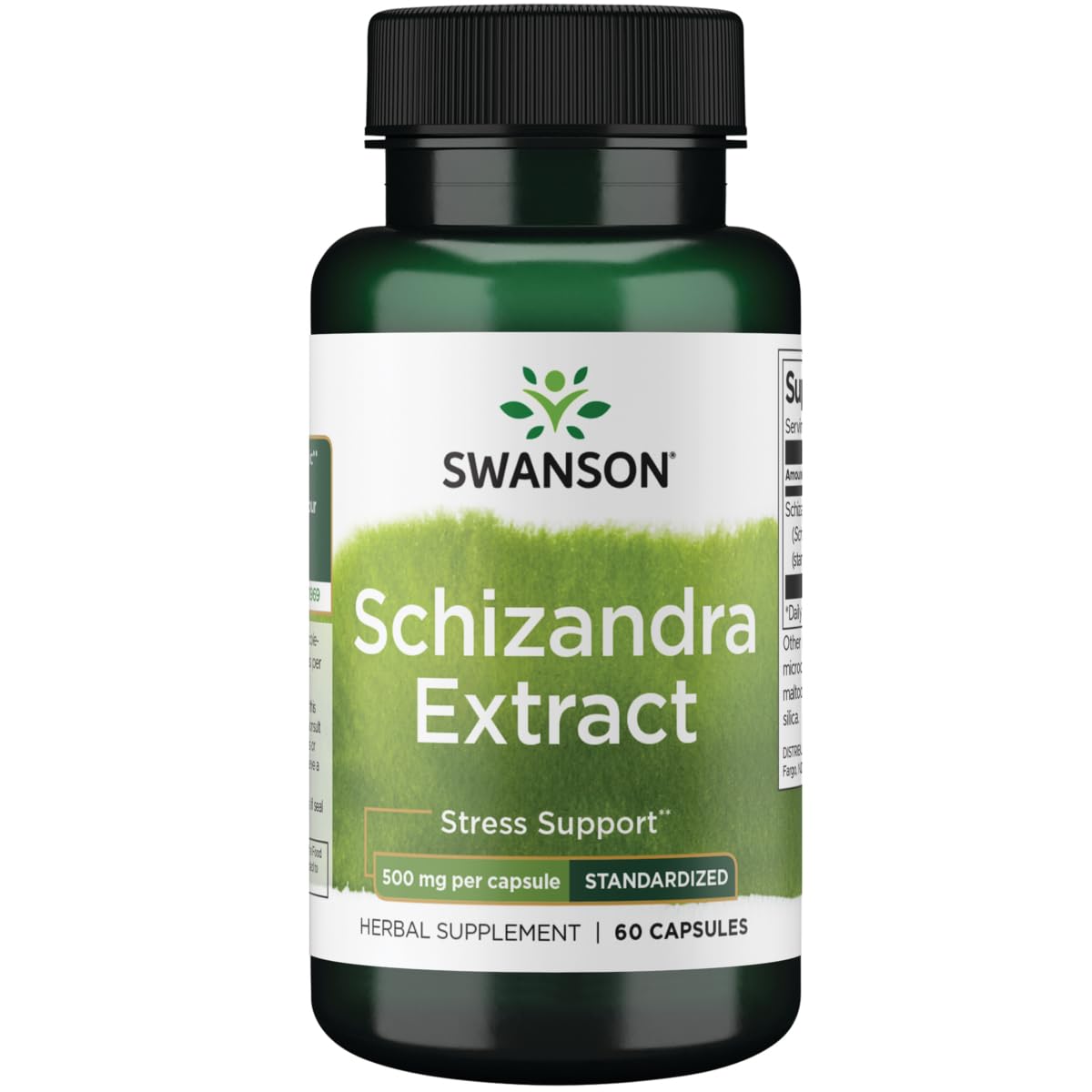 Swanson Schizandra Extract 500 mg bottle 60 capsules product image
