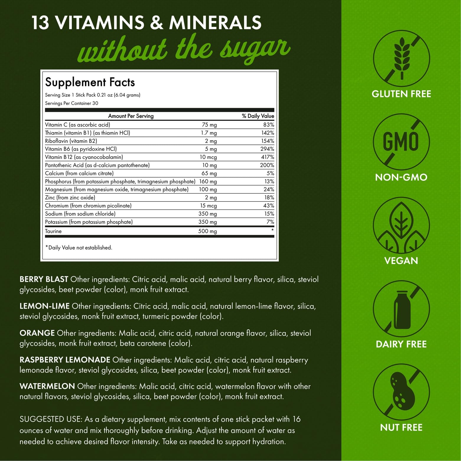 Swanson Simply Hydrate on-the-go packets ready for travel and workouts.