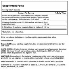 Close-up of Swanson Sod Gliadin Complex label