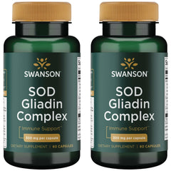 Swanson SOD Gliadin Complex 300 mg bottle - 2 pack
