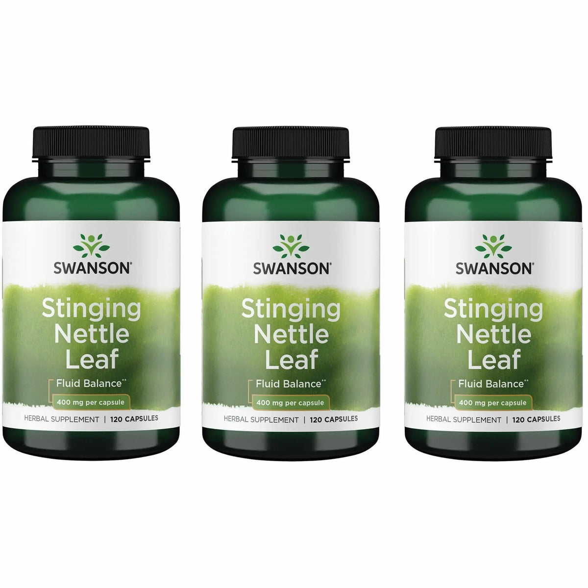 Swanson Stinging Nettle Leaf bottle with 120 capsules