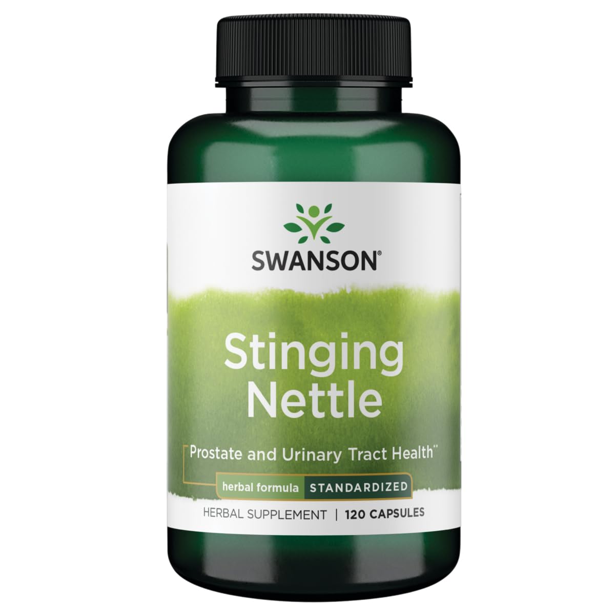 Swanson Stinging Nettles bottle and label - 120 capsules