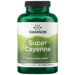 Product hero image for Swanson Super Cayenne 250 veggie capsules