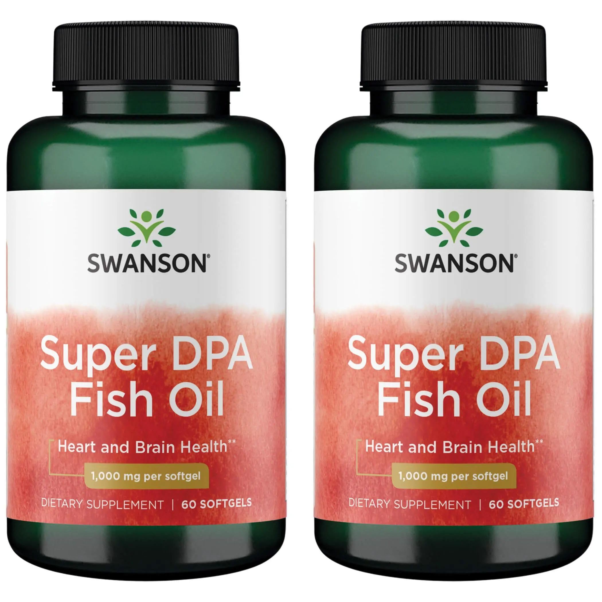 Swanson Super DPA Fish Oil bottle and label